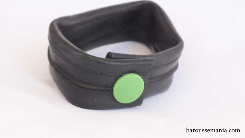 Bracelet chambre Ã  air pression Vert